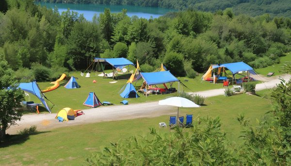 Profitez d'un séjour au camping près du lac de Sainte-Croix